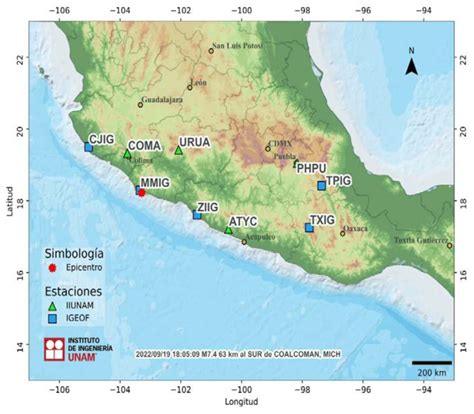 4. Map of the epicenter and stations reported by UIS (2022a ...