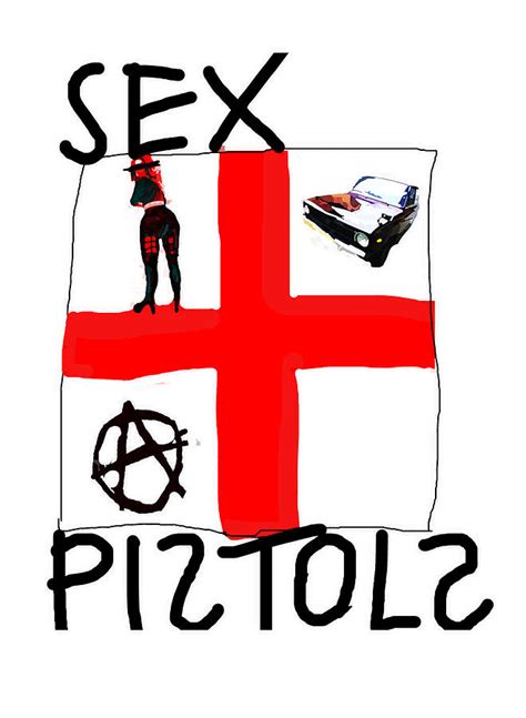 Sex Pistols England Flag Art Painting By Paul Sutcliffe