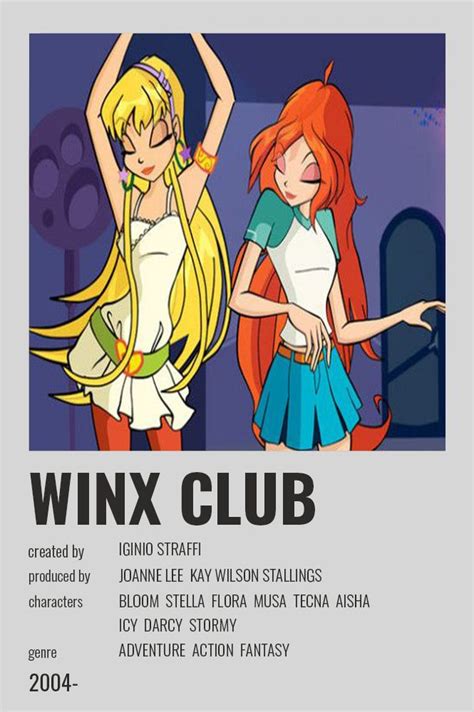 Winx Club Poster | Winx club, Club poster, Minimalist poster