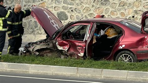 Burdur da korkunç kaza Yaralılar var