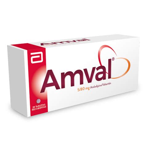 Amval Amlodipina Valsart N Mg Abbott Caja X Tabletas