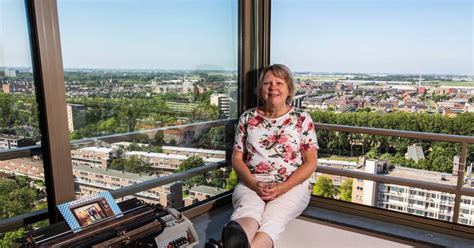 Uitzicht Van Linda Vanuit De Vermeertoren Achtervolging Goed Te Zien