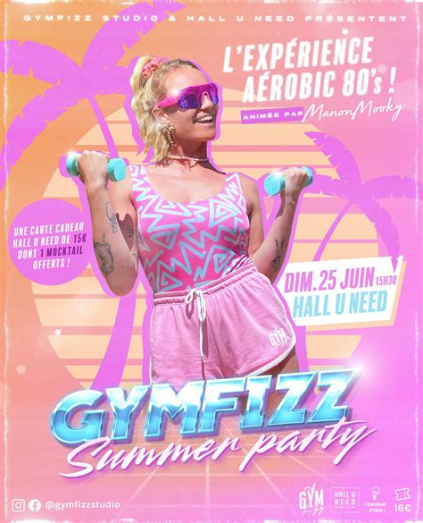 Gymfizz Summer Party Aérobic 80s