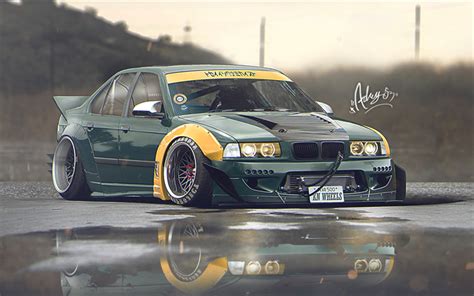 Bmw M3 E36 Tuning Wallpaper 4K Bmw e36 m 3 tuning