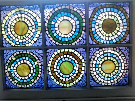 Colorful Stained Glass Mosaic Window