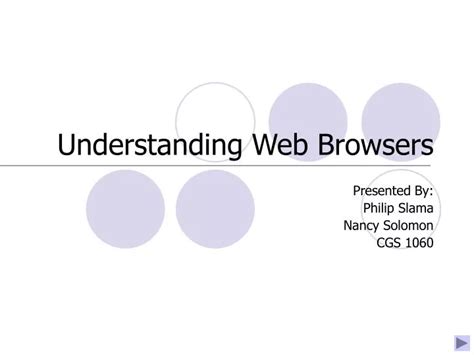 Ppt Understanding Web Browsers Powerpoint Presentation Free Download Id 6890670