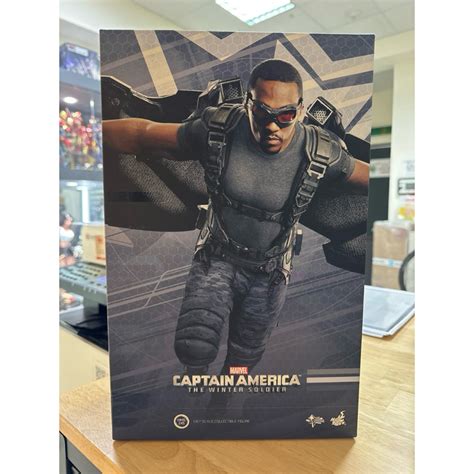 售現貨 出清收藏 野獸國 Hot Toys MMS 美國隊長 酷寒戰士 獵鷹MMS 蝦皮購物