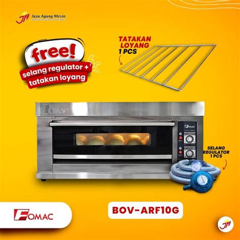 Jual Gas Oven Roti 1 Deck 1 Tray Pemanggang Roti BOV ARF10G FOMAC