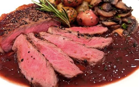 I Love This Steak Recipe With A Red Wine Reduction Sauce