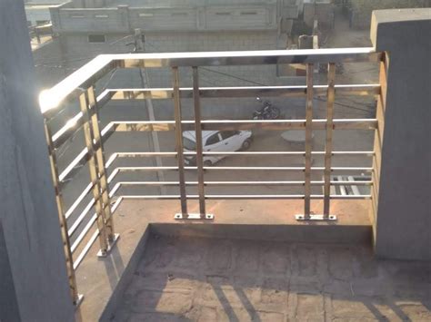 Front Jina Stair Ss Design Balcony Railing Material Grade Jindal