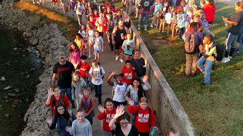 Wolftever Creek Elementary Walk To School Youtube