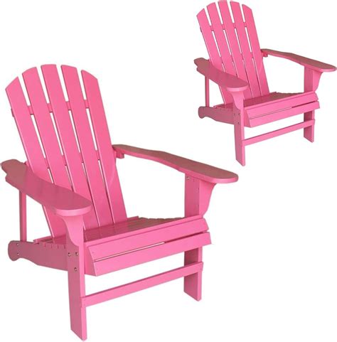 Enhen Adirondack Chair Outdoor Pink Adirondack Chair Set Of