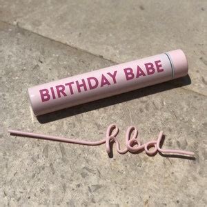 BIRTHDAY BABE Slim Flask Stainless Steel Water Bottle Drinking Flask Liquor Happy Hour