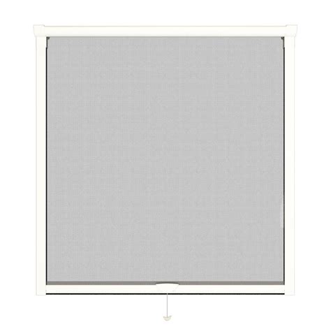 Moustiquaire Fen Tre Enroulable Recoupable En Aluminium Blanc Premium