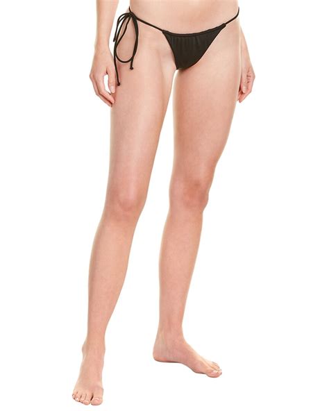 Devon Windsor Reign String Bikini Bottom In Black ModeSens