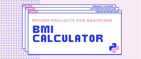 How To Build A BMI Calculator In Python DEV Community