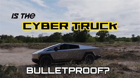 Is The New Tesla Cybertruck Bullet Proof Cybertruck Bulletproof Testing Youtube