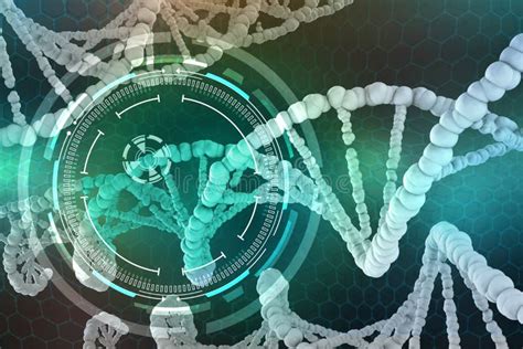 DNA Studio Sulla Struttura Del Gene Della Cellula Struttura Della