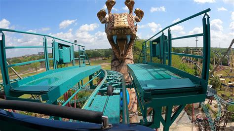 Cobra S Curse 4K FRONT ROW POV Busch Gardens Tampa YouTube