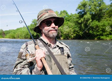 Portrait Fisherman Stock Photo Image Of People Passion 33663766