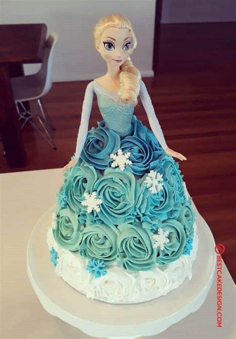 Disneys Elsa Cake Design Cake Idea October Elsa Cakes