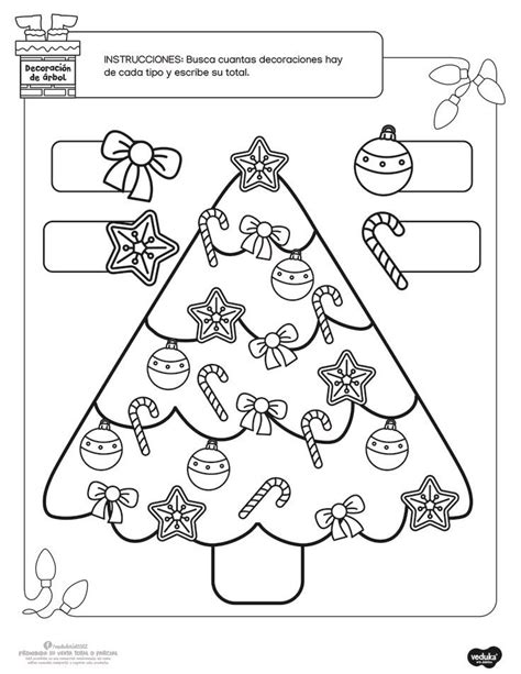 Hojas De Trabajo Navidad Cuadernillo Veduka Fichas De Preescolar Hojas De Trabajo Para