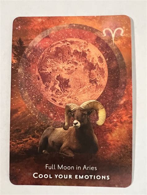 Cool Your Emotions Moonology Manifestation SINGLE Oracle Card Yasmin