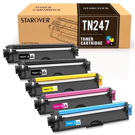 Starover Compatible Tn Tn Tn Tn Cartouches De Toner Pour