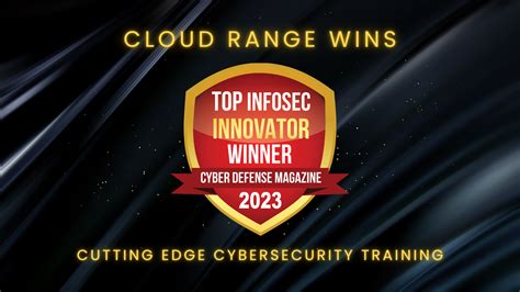 Cloud Range Wins Coveted Top Infosec Innovator Award For Cutting Edge