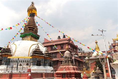 Old Traditional Buddhist Stupa In Kathmandu Stock Photo Image Of