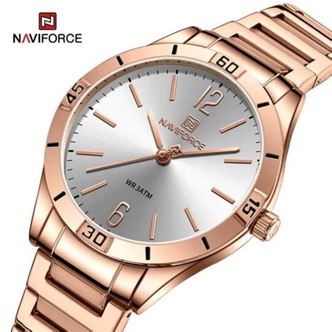 Naviforce Nf Women S Minimalist Elegant Casual Round Shape