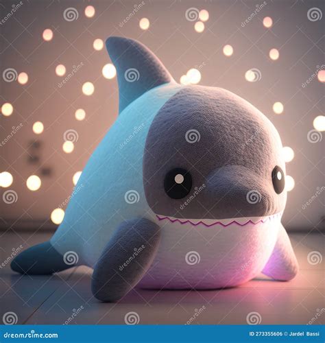 Cute Squishy Shark Plush Toy Stock Illustration Illustration Of Squishy Huggable 273355606