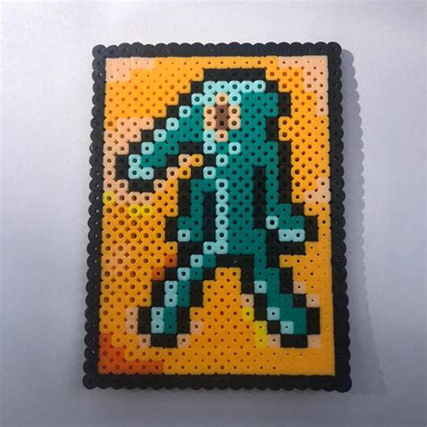 Bold And Brash Squidward Perler Bead Art Etsy