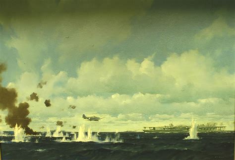 Battle Of Midway Painting