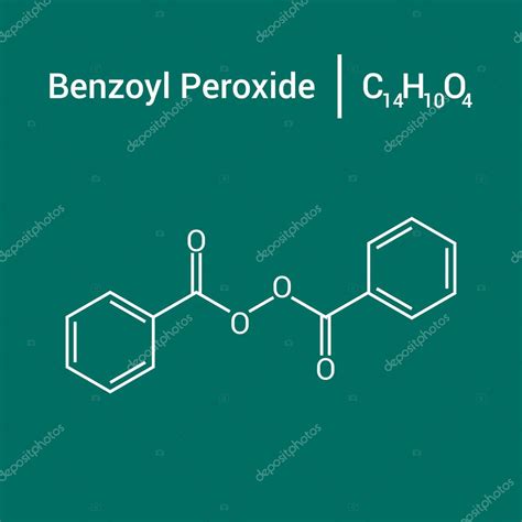 Estructura Química Del Peróxido De Benzoilo C14h10o4 2022