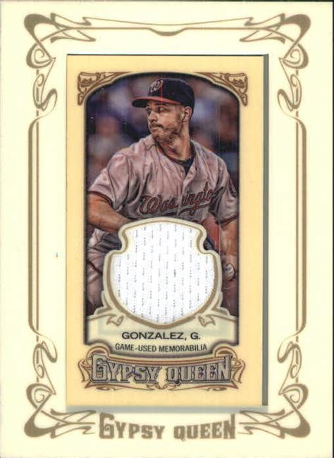 2014 Topps Gypsy Queen Framed Mini Relics GMRGG Gio Gonzalez EBay