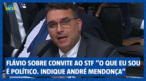 Flávio Bolsonaro afirma que seu pai sugeriu indicá lo ao STF Vídeo