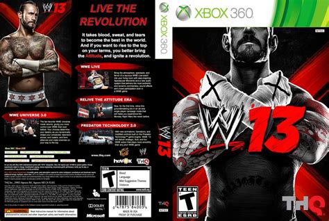 Wwe 13 Xbox 360 Game Covers Wwe 13 Dvd Ntsc Custom F Dvd Covers