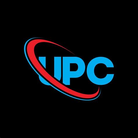 Logotipo De La Upc Carta Upc Diseño De Logotipo De Letra Upc