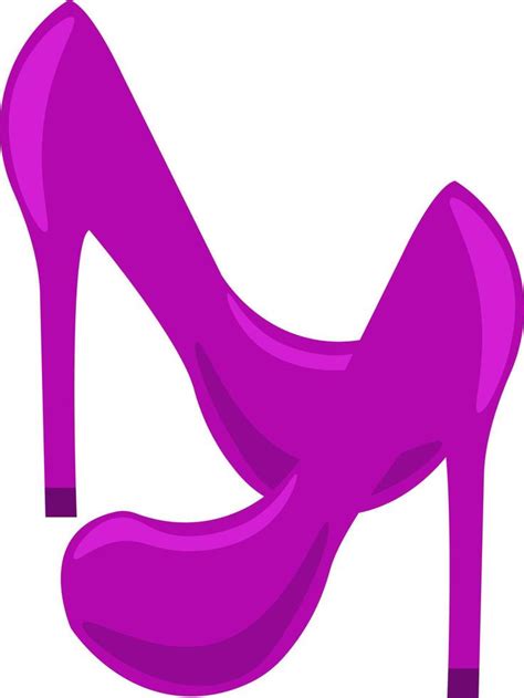 Pink Heels Illustration Vector On White Background 13718795 Vector Art At Vecteezy