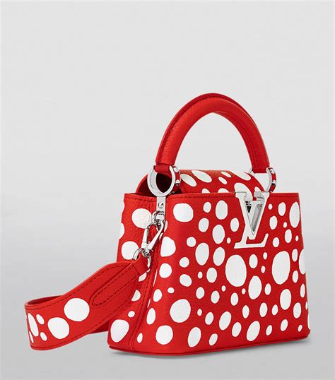 Womens Louis Vuitton Red X Yayoi Kusama Infinity Dots Capucines Top