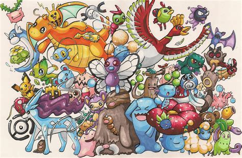 Pokemon Gold and Silver by littlemisskirby on DeviantArt