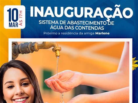 Inauguração Do Sistema De Abastecimento De água Do Sítio Contendas