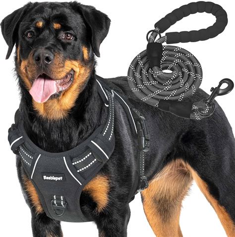 Amazon.com : Beebiepet Heavy Duty Tactical Dog Harness for Large Dogs