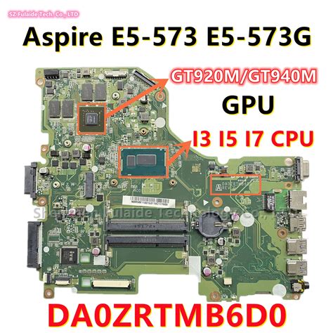 Da Zrtmb D For Acer Aspire E E G Laptop Motherboard With I