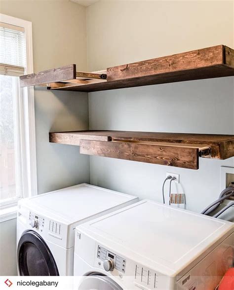 Floating Laundry Room Shelves Laundry Room Ideas