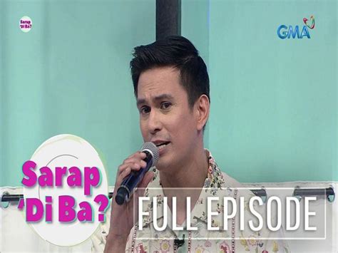 Tom Rodriguez Balik Showbiz Na Full Episode Sarap Di Ba GMA