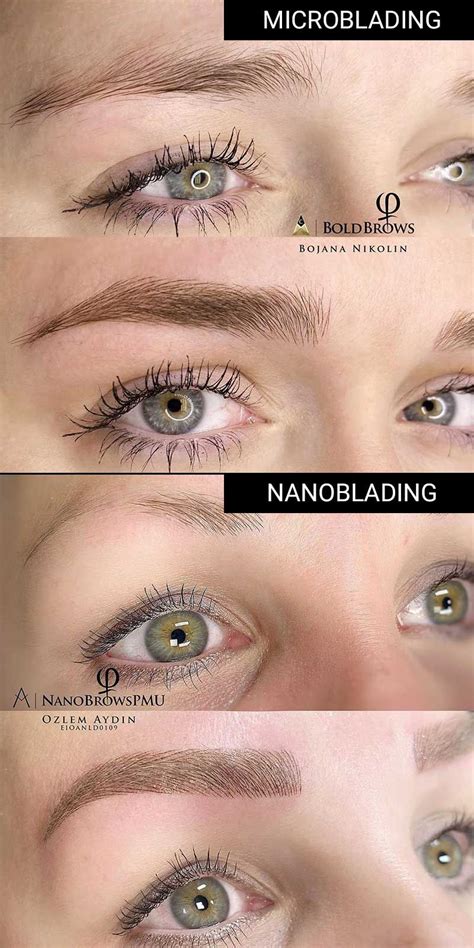 Nano Brows Vs Microblading Key Differences And Similarities