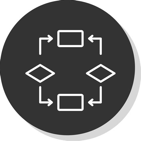 Algoritmo Glifo Debido Circulo Icono Dise O Vector En Vecteezy