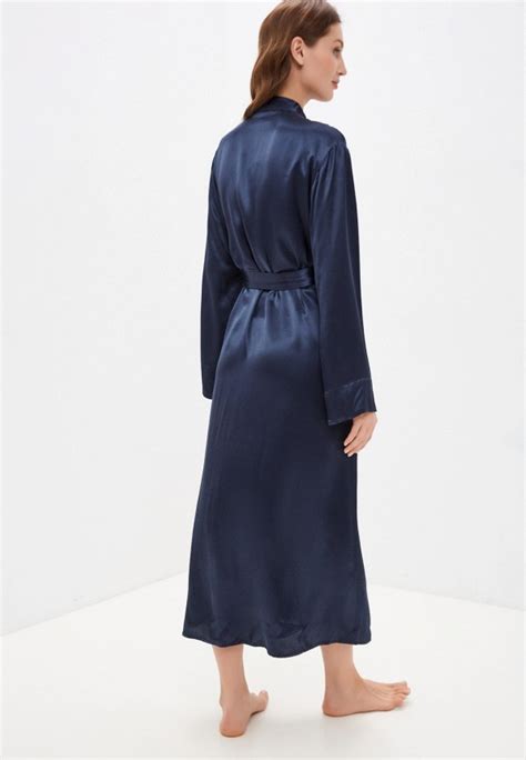 Халат домашний My Nude Nymph цвет синий MP002XW06D41 купить в интернет магазине Lamoda